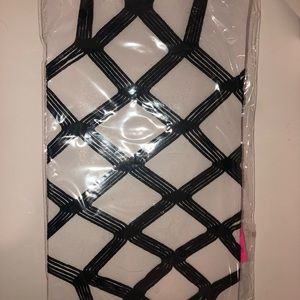 Closet Closing Sale!!  Fishnet thigh high stockings hot pink/Black